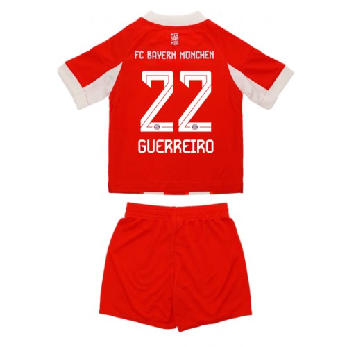 Bayern Munich Raphael Guerreiro #22 Cheap Home Stadium Kit Kids 2025-26 On Sale