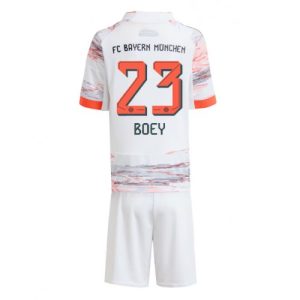 Bayern Munich Sacha Boey #23 Cheap Away Stadium Kit Kids 2025-26 On Sale