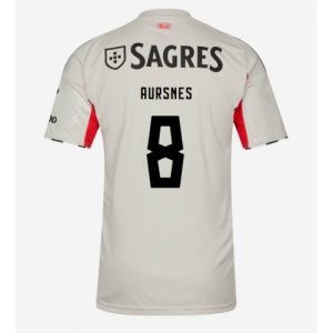 Benfica Fredrik Aursnes #8 Cheap Away Stadium Shirt 2025-26 Sale