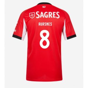 Benfica Fredrik Aursnes #8 Cheap Home Stadium Shirt 2025-26 Sale