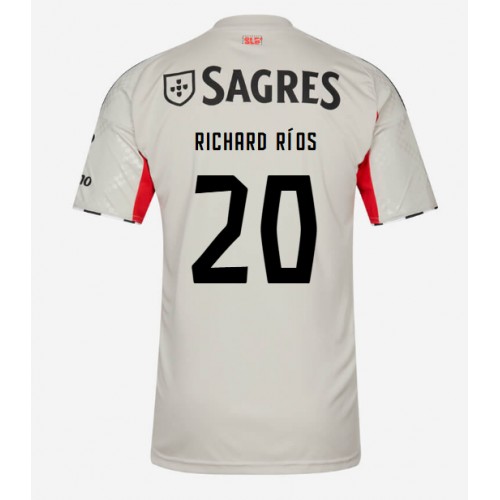 Benfica Richard Rios #20 Cheap Away Stadium Shirt 2025-26 Sale