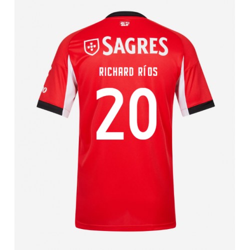 Benfica Richard Rios #20 Cheap Home Stadium Shirt 2025-26 Sale