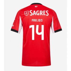 Benfica Vangelis Pavlidis #14 Cheap Home Stadium Shirt 2025-26 Sale