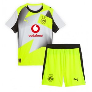 Borussia Dortmund BVB Cheap Away Stadium Kit for Kids 2025-26 UK Sale