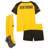 Borussia Dortmund BVB Cheap Home Stadium Kit for Kids 2025-26 UK Sale