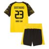 Borussia Dortmund BVB Emre Can #23 Cheap Home Stadium Kit for Kids 2025-26 UK Sale