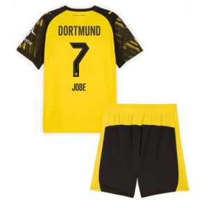 Borussia Dortmund BVB Jobe Bellingham #7 Cheap Home Stadium Kit for Kids 2025-26 UK Sale