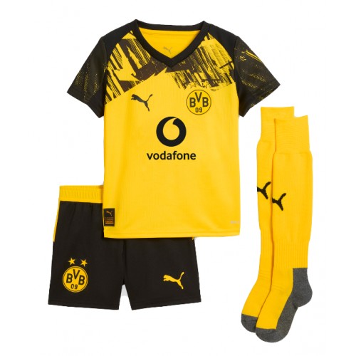 Borussia Dortmund BVB Julian Brandt #10 Cheap Home Stadium Kit for Kids 2025-26 UK Sale