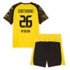 Borussia Dortmund BVB Julian Ryerson #26 Cheap Home Stadium Kit for Kids 2025-26 UK Sale
