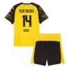 Borussia Dortmund BVB Maximilian Beier #14 Cheap Home Stadium Kit for Kids 2025-26 UK Sale