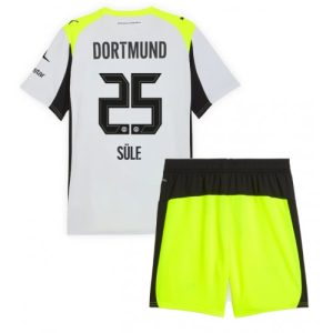 Borussia Dortmund BVB Niklas Sule #25 Cheap Away Stadium Kit for Kids 2025-26 UK Sale