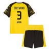Borussia Dortmund BVB Waldemar Anton #3 Cheap Home Stadium Kit for Kids 2025-26 UK Sale
