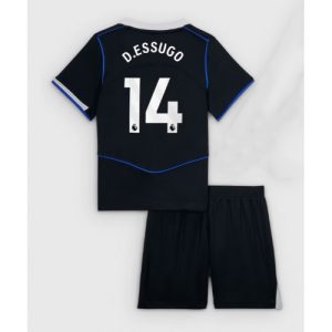 Chelsea Dario Essugo #14 Cheap Third Stadium Kit for Kids 2025-26 UK Sale