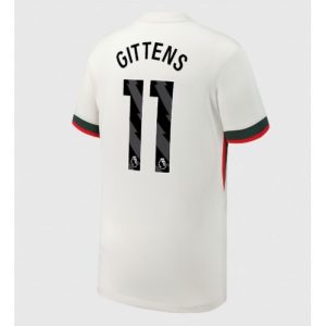 Chelsea Jamie Gittens #11 Cheap Away Stadium Shirt 2025-26 UK Sale