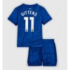 Chelsea Jamie Gittens #11 Cheap Home Stadium Kit for Kids 2025-26 UK Sale