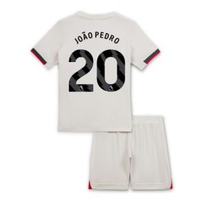 Chelsea Joao Pedro #20 Cheap Away Stadium Kit for Kids 2025-26 UK Sale