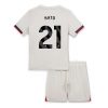 Chelsea Jorrel Hato #21 Cheap Away Stadium Kit for Kids 2025-26 UK Sale