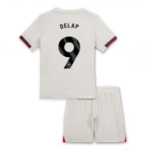 Chelsea Liam Delap #9 Cheap Away Stadium Kit for Kids 2025-26 UK Sale