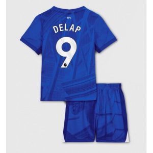 Chelsea Liam Delap #9 Cheap Home Stadium Kit for Kids 2025-26 UK Sale