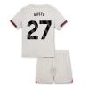 Chelsea Malo Gusto #27 Cheap Away Stadium Kit for Kids 2025-26 UK Sale