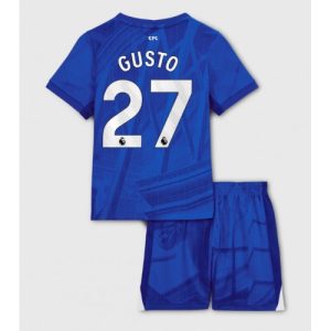 Chelsea Malo Gusto #27 Cheap Home Stadium Kit for Kids 2025-26 UK Sale