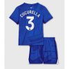 Chelsea Marc Cucurella #3 Cheap Home Stadium Kit for Kids 2025-26 UK Sale