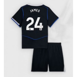 Chelsea Reece James #24 Cheap Third Stadium Kit for Kids 2025-26 UK Sale