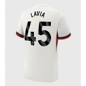 Chelsea Romeo Lavia #45 Cheap Away Stadium Shirt 2025-26 UK Sale