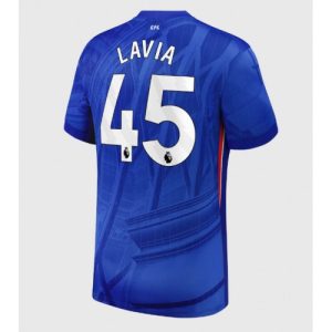 Chelsea Romeo Lavia #45 Cheap Home Stadium Shirt 2025-26 UK Sale