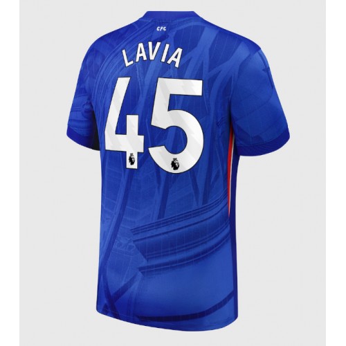 Chelsea Romeo Lavia #45 Cheap Home Stadium Shirt 2025-26 UK Sale