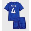 Chelsea Tosin Adarabioyo #4 Cheap Home Stadium Kit for Kids 2025-26 UK Sale