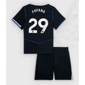 Chelsea Wesley Fofana #29 Cheap Third Stadium Kit for Kids 2025-26 UK Sale