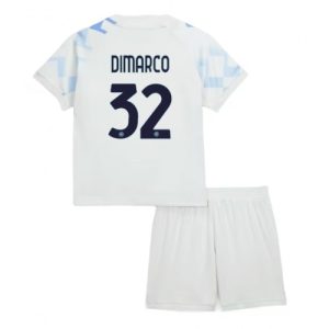 Inter Milan Federico Dimarco #32 Cheap Away Stadium Kit for Kids 2025-26 UK Sale