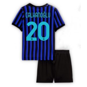 Inter Milan Hakan Calhanoglu #20 Cheap Home Stadium Kit for Kids 2025-26 UK Sale