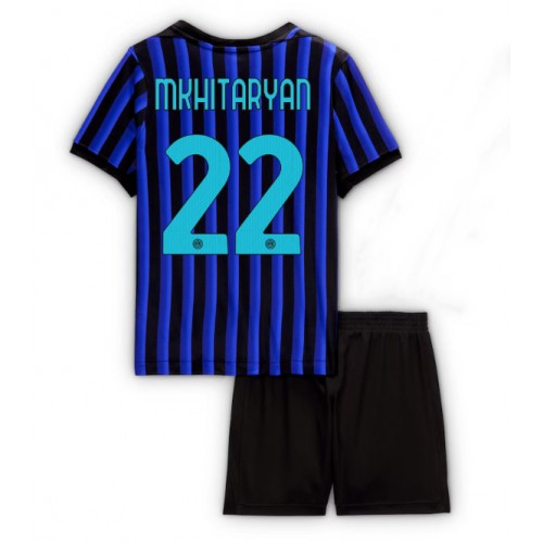 Inter Milan Henrikh Mkhitaryan #22 Cheap Home Stadium Kit for Kids 2025-26 UK Sale