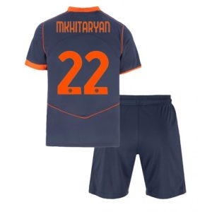 Inter Milan Henrikh Mkhitaryan #22 Cheap Third Stadium Kit for Kids 2025-26 UK Sale