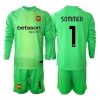 Inter Milan Yann Sommer #1 Goalkeeper Cheap Third Stadium Kit for Kids 2025-26 Long Sleeve (+ pants)