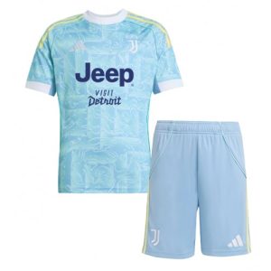 Juventus Cheap Away Stadium Kit Kids 2025-26 Soccer Jerseys