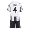 Juventus Federico Gatti #4 Cheap Home Stadium Kit for Kids 2025-26 Sale