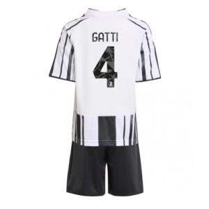 Juventus Federico Gatti #4 Cheap Home Stadium Kit for Kids 2025-26 Sale