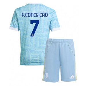 Juventus Francisco Conceicao #7 Cheap Away Stadium Kit for Kids 2025-26 Sale