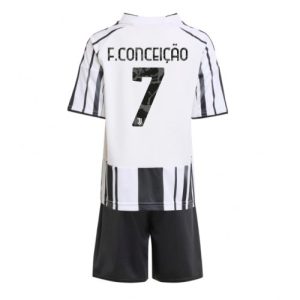 Juventus Francisco Conceicao #7 Cheap Home Stadium Kit for Kids 2025-26 Sale