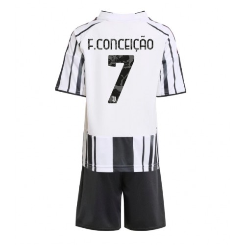 Juventus Francisco Conceicao #7 Cheap Home Stadium Kit for Kids 2025-26 Sale