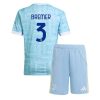 Juventus Gleison Bremer #3 Cheap Away Stadium Kit Kids 2025-26 Soccer Jerseys