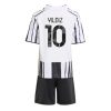 Juventus Kenan Yildiz #10 Cheap Home Stadium Kit Kids 2025-26 Soccer Jerseys