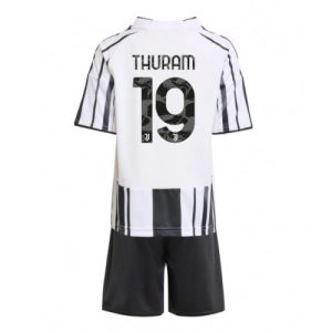 Juventus Khephren Thuram #19 Cheap Home Stadium Kit Kids 2025-26 Soccer Jerseys