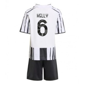 Juventus Lloyd Kelly #6 Cheap Home Stadium Kit Kids 2025-26 Soccer Jerseys