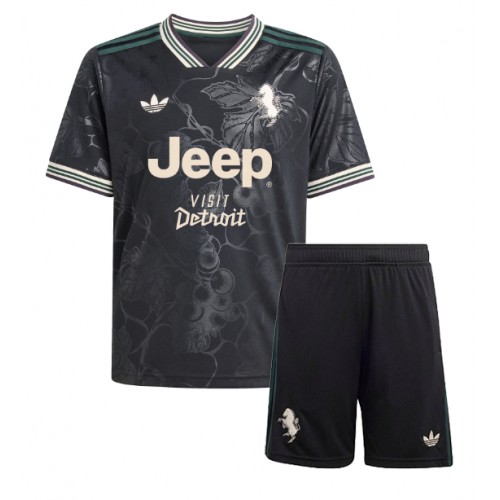 Juventus Lloyd Kelly #6 Cheap Third Stadium Kit Kids 2025-26 Soccer Jerseys
