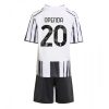 Juventus Lois Openda #20 Cheap Home Stadium Kit Kids 2025-26 Soccer Jerseys