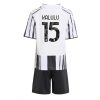 Juventus Pierre Kalulu #15 Cheap Home Stadium Kit for Kids 2025-26 Sale